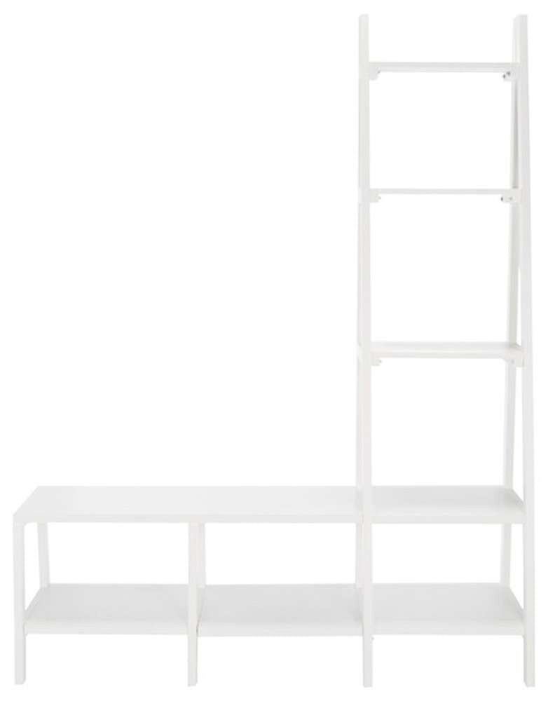 Safavieh - Elwin 8 Shelf Etagere - Antique White - ETG2102A veiw 1