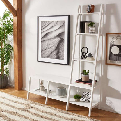 Safavieh - Elwin 8 Shelf Etagere - Antique White - ETG2102A veiw 2
