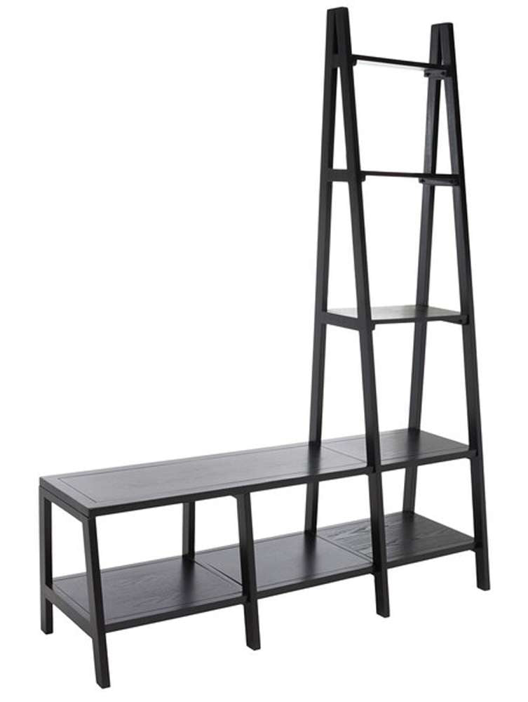 Safavieh - Elwin 8 Shelf Etagere - Black - ETG2102B veiw 3