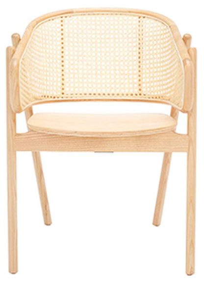 Safavieh - Emmy Rattan Back Dining Chair - Natural - SFV4128B veiw 1