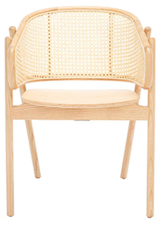 Safavieh - Emmy Rattan Back Dining Chair - Natural - SFV4128B veiw 1