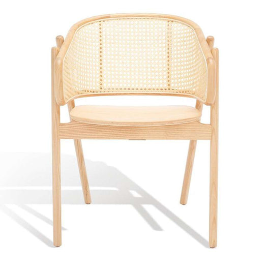 Safavieh - Emmy Rattan Back Dining Chair - Natural - SFV4128B veiw 2