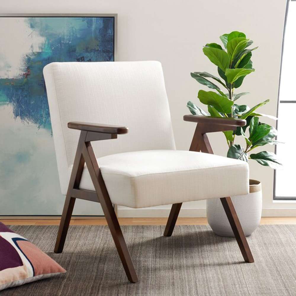 Safavieh - Emyr Arm Chair - White - ACH4007B veiw 2