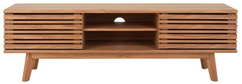Safavieh - Esma 1 Shelf Media Stand - Oak - MED9601D veiw 1
