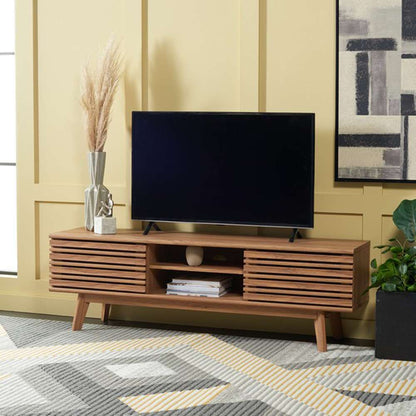 Safavieh - Esma 1 Shelf Media Stand - Oak - MED9601D veiw 3