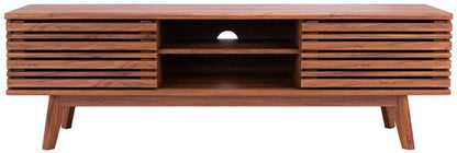 Safavieh - Esma 1 Shelf Media Stand - Walnut - MED9601A veiw 1