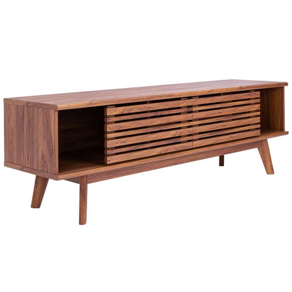 Safavieh - Esma 1 Shelf Media Stand - Walnut - MED9601A veiw 4