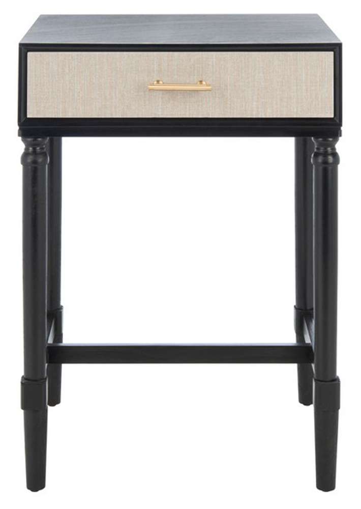 Safavieh - Estella 1Drw Accent Table - Black - ACC5722B veiw 1