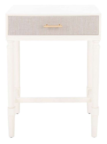 Safavieh - Estella 1Drw Accent Table - White - ACC5722A veiw 1
