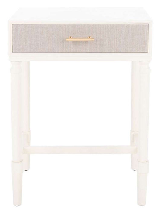 Safavieh - Estella 1Drw Accent Table - White - ACC5722A veiw 1