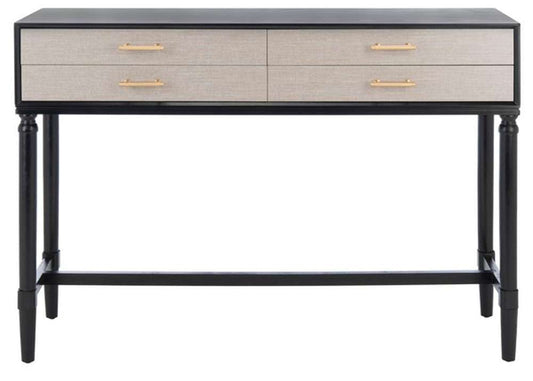 Safavieh - Estella 4Drw Console Table - Black - CNS5732B veiw 1