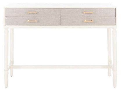 Safavieh - Estella 4Drw Console Table - Distrssed White - CNS5732A veiw 1