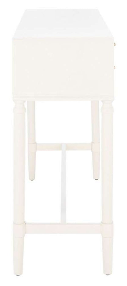 Safavieh - Estella 4Drw Console Table - Distrssed White - CNS5732A veiw 3