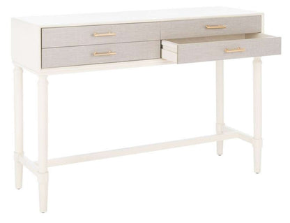 Safavieh - Estella 4Drw Console Table - Distrssed White - CNS5732A veiw 4