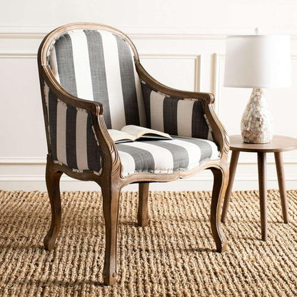 Safavieh - Esther Arm Chair - Grey - White - MCR4575B veiw 2