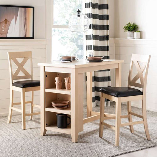 Safavieh - Everest 3 Piece Pub Set - White Washed - DNS9203B veiw 2