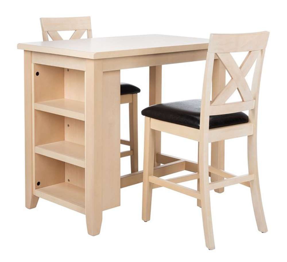 Safavieh - Everest 3 Piece Pub Set - White Washed - DNS9203B veiw 3