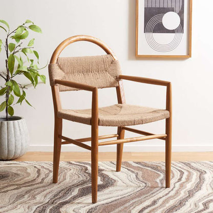 Safavieh - Farley Dining Chair - Brown - Natural - DCH1207B veiw 2