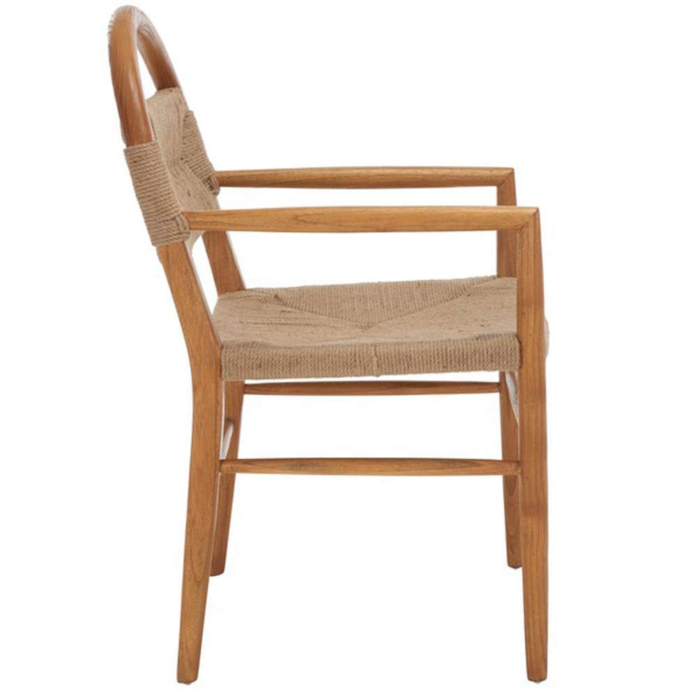 Safavieh - Farley Dining Chair - Brown - Natural - DCH1207B veiw 4