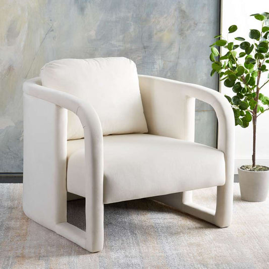 Safavieh - Fifer Accent Chair - Creme - ACH1304A veiw 2