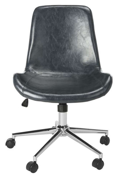 Safavieh - Fletcher Swivel Office Chair - Dark Grey - Chrome - OCH7501C veiw 1