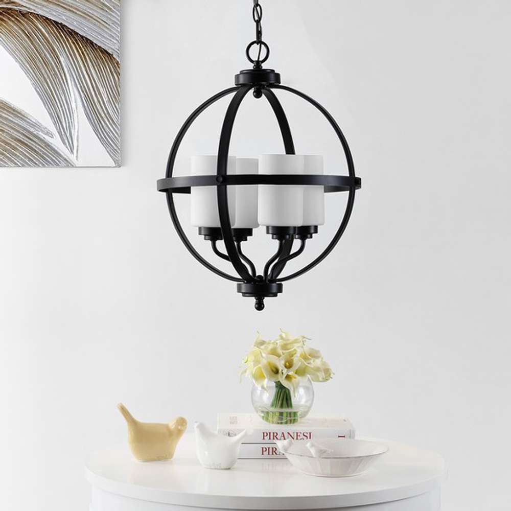 Safavieh - Forler 4Lt 17 Inch Pendant - Black - PND4117B veiw 1