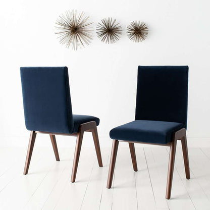 Safavieh - Forrest Dining Chair - Navy  (Set of 2) - SFV7502A-SET2 veiw 2