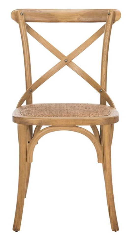 Safavieh - Franklin X Back Side Chair - Oak  (Set of 2) - AMH9500C-SET2 veiw 1