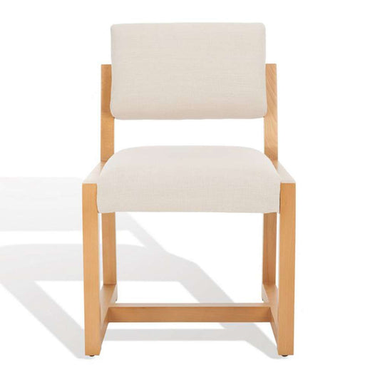 Safavieh - Galileo Linen Dining Chair - Beige - KNT4113C veiw 2