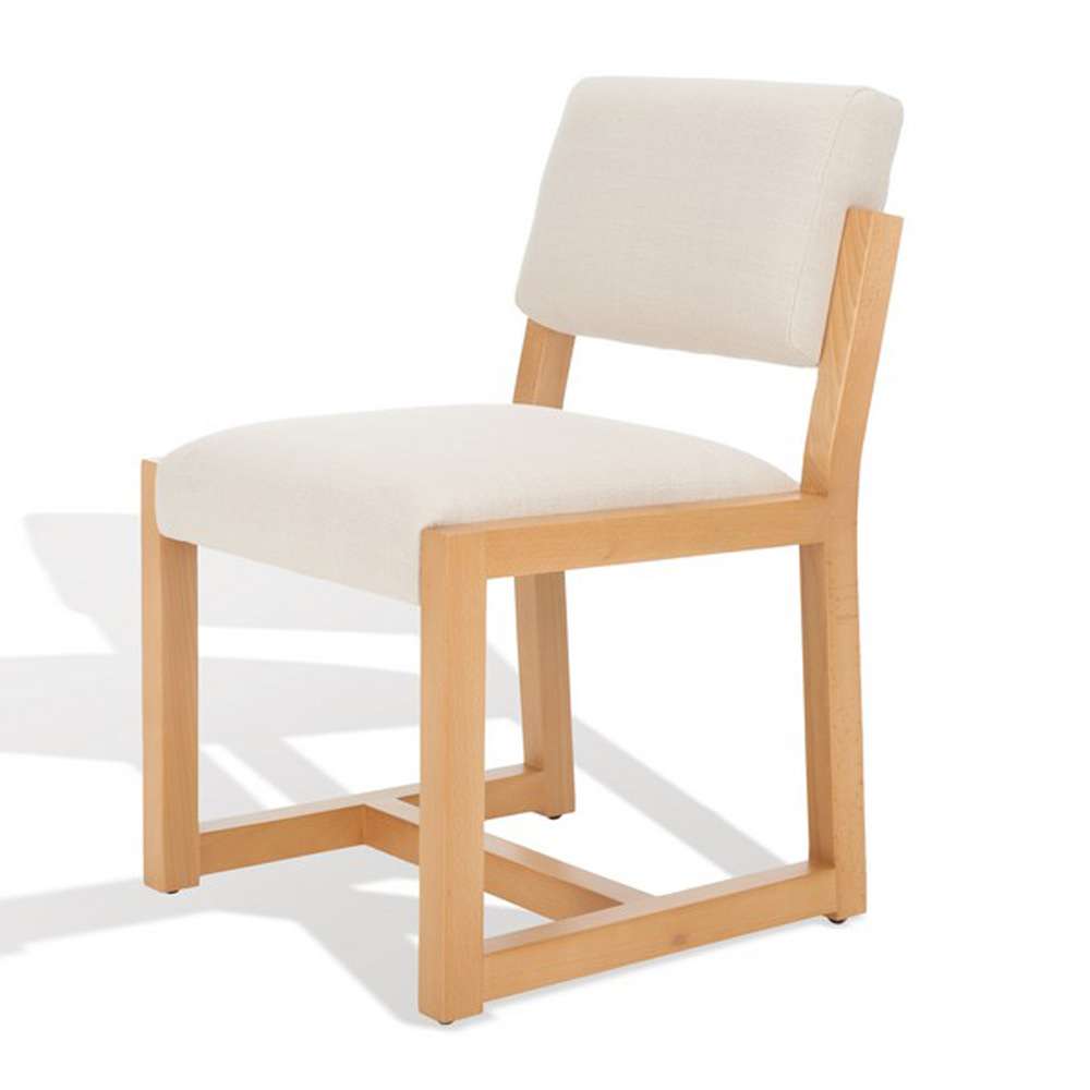 Safavieh - Galileo Linen Dining Chair - Beige - KNT4113C veiw 4