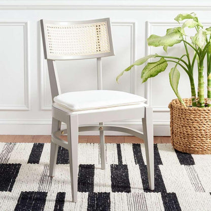 Safavieh - Galway Cane Dining Chair - Grey - Natural - DCH1007D veiw 2