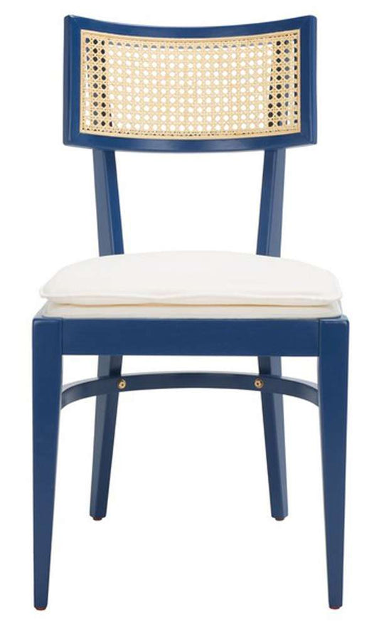 Safavieh - Galway Cane Dining Chair - Navy - Natural - DCH1007E veiw 1