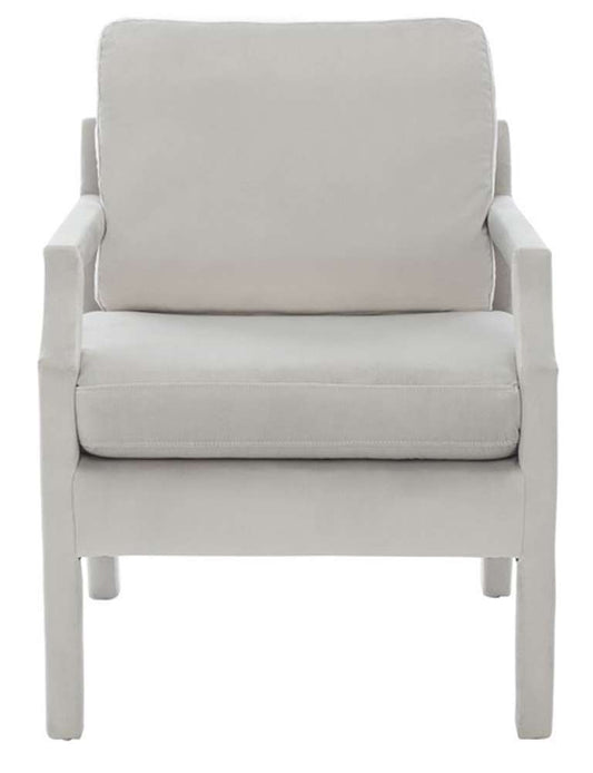 Safavieh - Genoa Upholstered Arm Chair - Light Grey - ACH4510B veiw 1