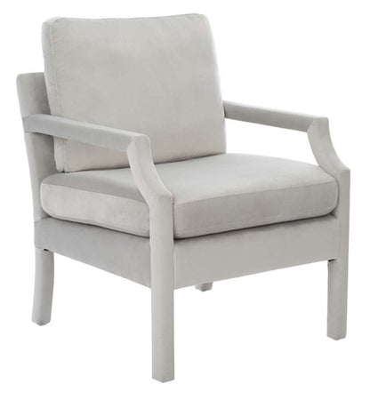 Safavieh - Genoa Upholstered Arm Chair - Light Grey - ACH4510B veiw 3