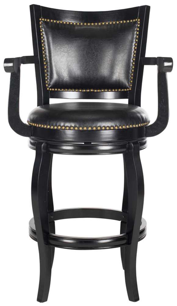 Gitano Black Swivel Bar Stool