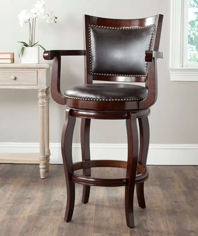 Safavieh - Gitano Barstool - Brown - FOX7009A veiw 2