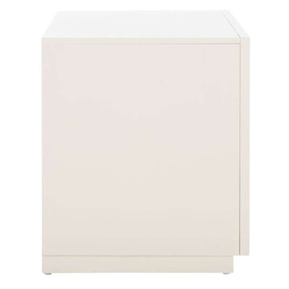 Safavieh - Grayden I 1 Drawer Nightstand - White - Natural - NST9203A veiw 4