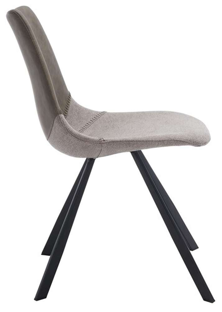 Safavieh - Greer Dining Chair - Grey  (Set of 2) - DCH3008B-SET2 veiw 3