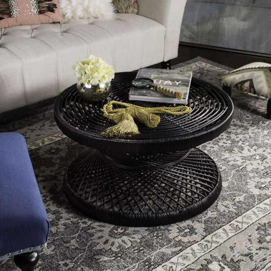 Safavieh - Grimson Large Bowed Coffee Tab - Black - WIK6507A veiw 2