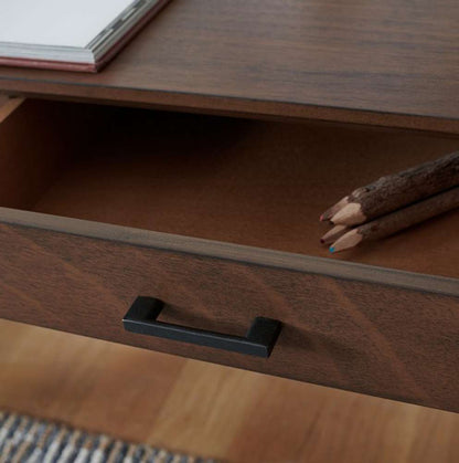 Safavieh - Hawthorn 3 Drawer Desk - Brown - DSK5709C veiw 2