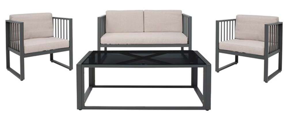 Safavieh - Holyoke 4 Pc Living Set - Grey - Light Grey - PAT7726B veiw 1