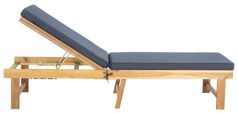 Safavieh - Inglewood Lounge Chair - Natural - Navy - PAT6723B veiw 1