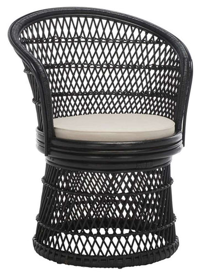 Safavieh - Iola Swivel Accnt Chair W/Cush - Black - White - SEA7043B veiw 3