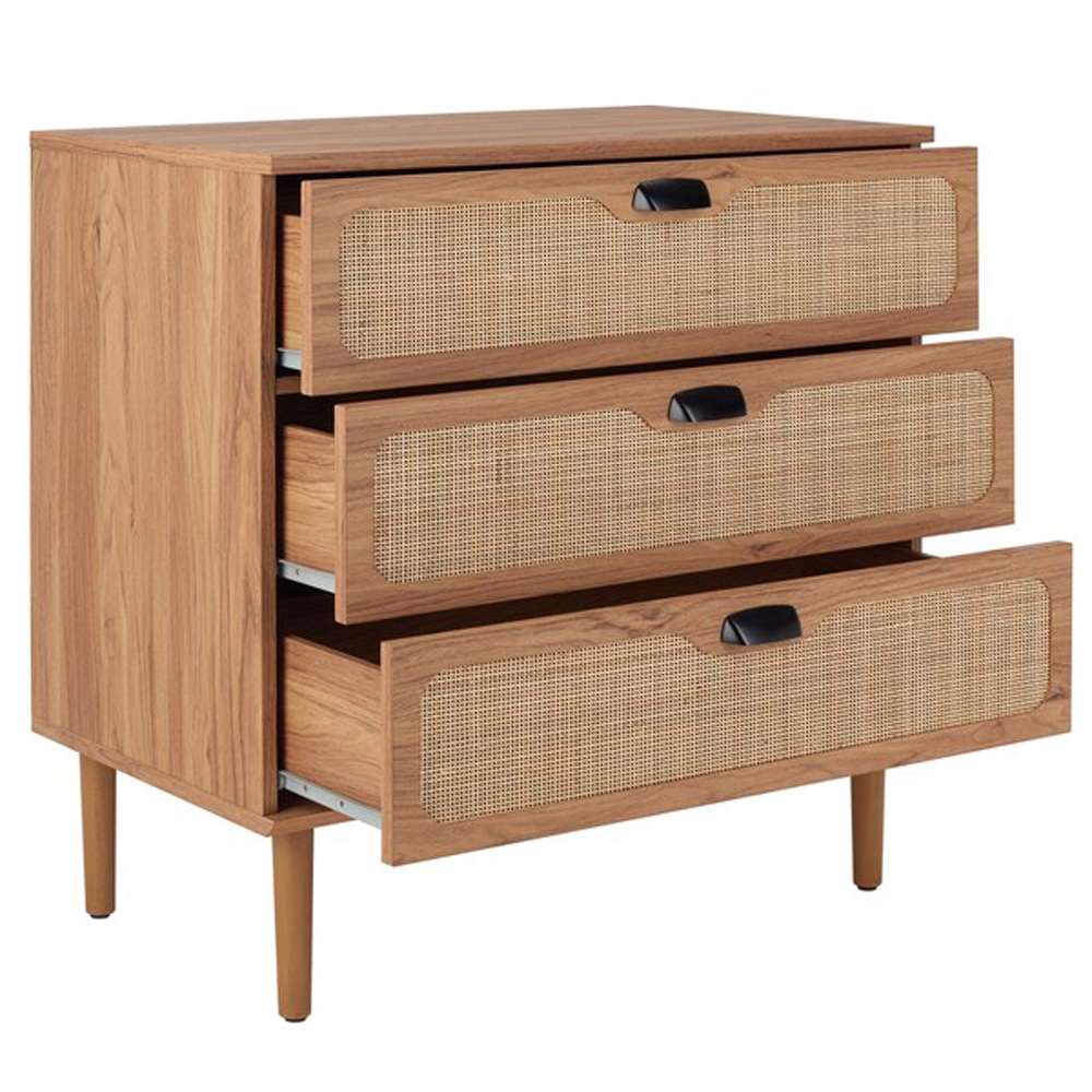Safavieh - Irelia 3 Drawer Chest - Oak - Natural - CHS9602D veiw 4