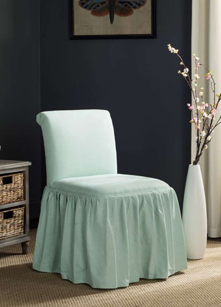 Safavieh - Ivy Vanity Chair - Robins Egg Blue - MCR4200B veiw 2