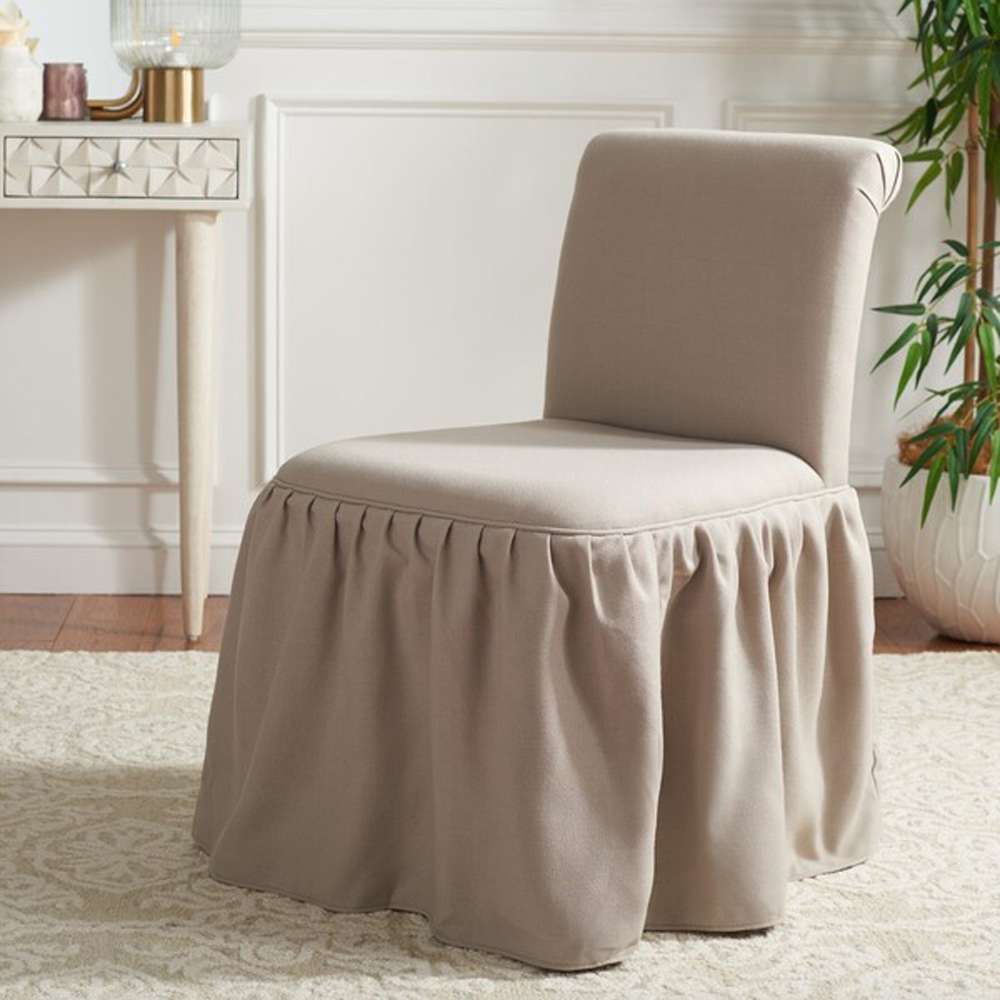 Safavieh - Ivy Vanity Chair - Taupe - MCR4200A veiw 2