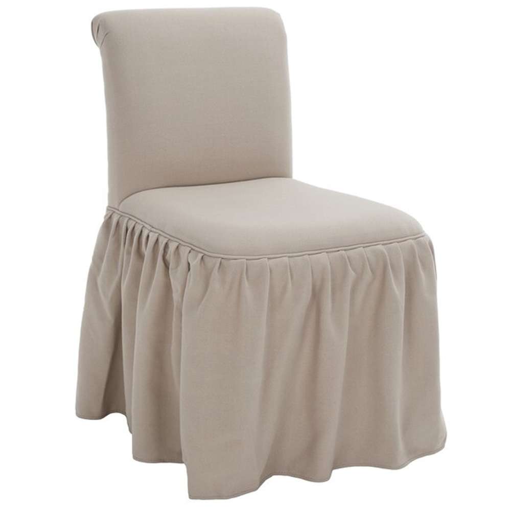 Safavieh - Ivy Vanity Chair - Taupe - MCR4200A veiw 3