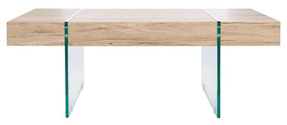 Safavieh - Jacob Coffee Table - Natural - Glass - COF7001C veiw 1