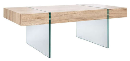 Safavieh - Jacob Coffee Table - Natural - Glass - COF7001C veiw 3