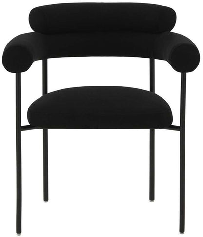 Safavieh - Jaslene Curved Back Dining Chair - Black - Black - SFV4791B veiw 1